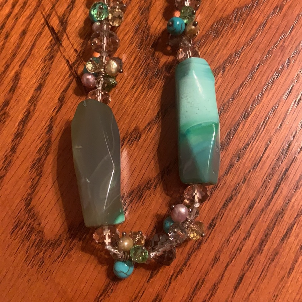 💥💥SOLD💥💥NWT Beautiful Handcrafted Necklace 10” - Picture 4 of 15